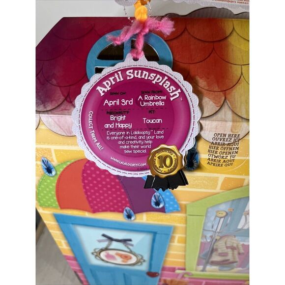 Lalaloopsy Silly Hair Doll April Sunsplash And Pet Toucan New In Box Christmas - Picture 7 of 8